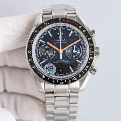 Omega Speedmaster 9900 Movement Chronograph Stainless Steel Black Watch